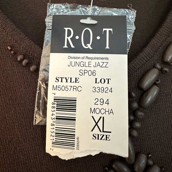 NWT Requirements Brown XL Tank Top - Picture 5 of 5